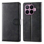 For Xiaomi 17T Case Stand Wallet Calf Texture PU Leather Flip Phone Cover with Wrist Strap