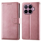 For Xiaomi 17T Case Stand Wallet Calf Texture PU Leather Flip Phone Cover with Wrist Strap