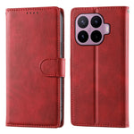 For Xiaomi 17T Case Stand Wallet Calf Texture PU Leather Flip Phone Cover with Wrist Strap