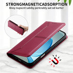 For Samsung Galaxy S26 FE Wallet Stand Case Line Splicing TPU PU Leather Phone Cover