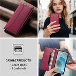 For Samsung Galaxy S26 FE Wallet Stand Case Line Splicing TPU PU Leather Phone Cover