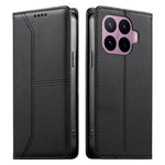 For Xiaomi 17T Wallet Stand Case Line Splicing TPU PU Leather Phone Cover