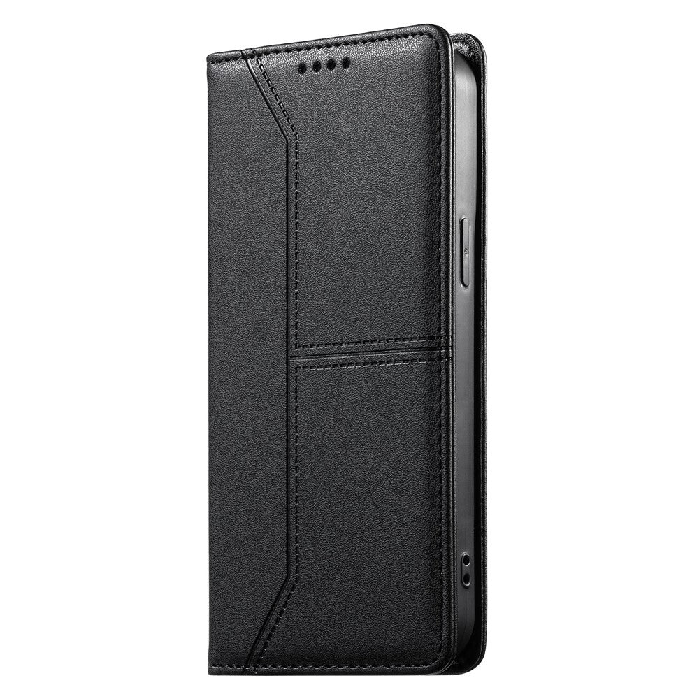 For Xiaomi 17T Wallet Stand Case Line Splicing TPU PU Leather Phone Cover