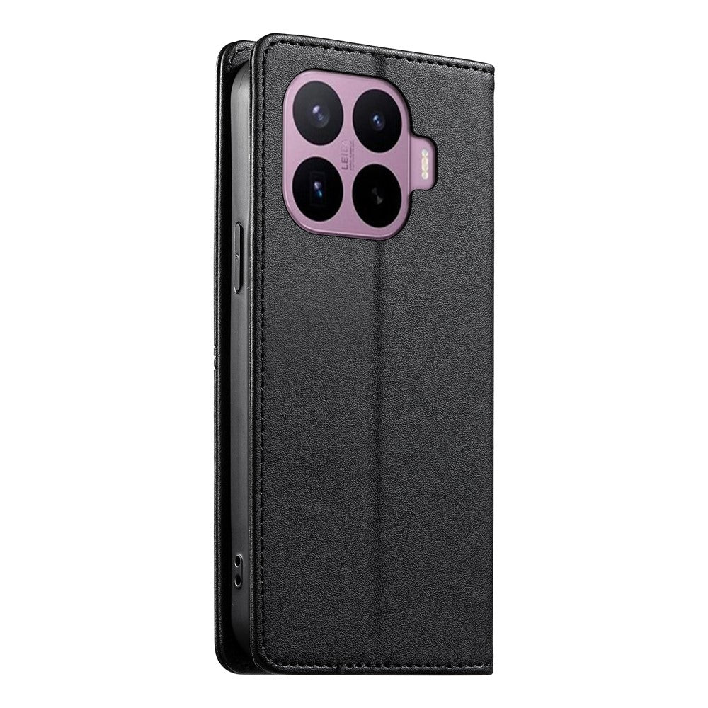 For Xiaomi 17T Wallet Stand Case Line Splicing TPU PU Leather Phone Cover
