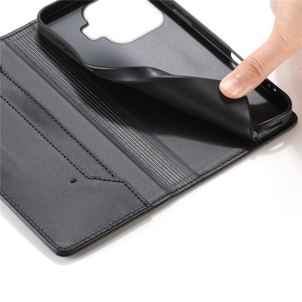 For Xiaomi 17T Wallet Stand Case Line Splicing TPU PU Leather Phone Cover
