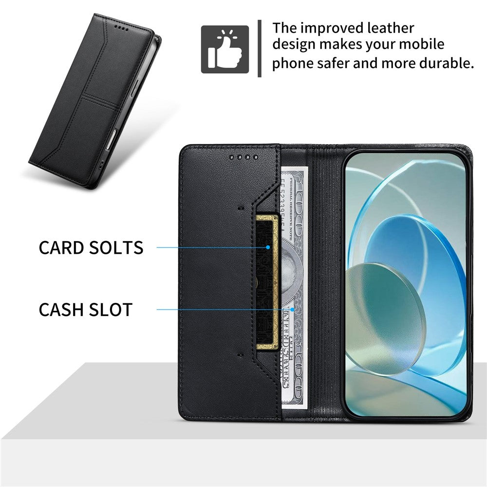 For Xiaomi 17T Wallet Stand Case Line Splicing TPU PU Leather Phone Cover