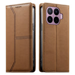 For Xiaomi 17T Wallet Stand Case Line Splicing TPU PU Leather Phone Cover