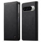 DIERFENG DF-019 for Google Pixel 11 Pro XL Leather Wallet Case Magnetic Flip Cover with Card Slots RFID Blocking