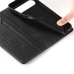 DIERFENG DF-019 for Google Pixel 11 Pro XL Leather Wallet Case Magnetic Flip Cover with Card Slots RFID Blocking