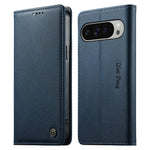 DIERFENG DF-019 for Google Pixel 11 Pro XL Leather Wallet Case Magnetic Flip Cover with Card Slots RFID Blocking