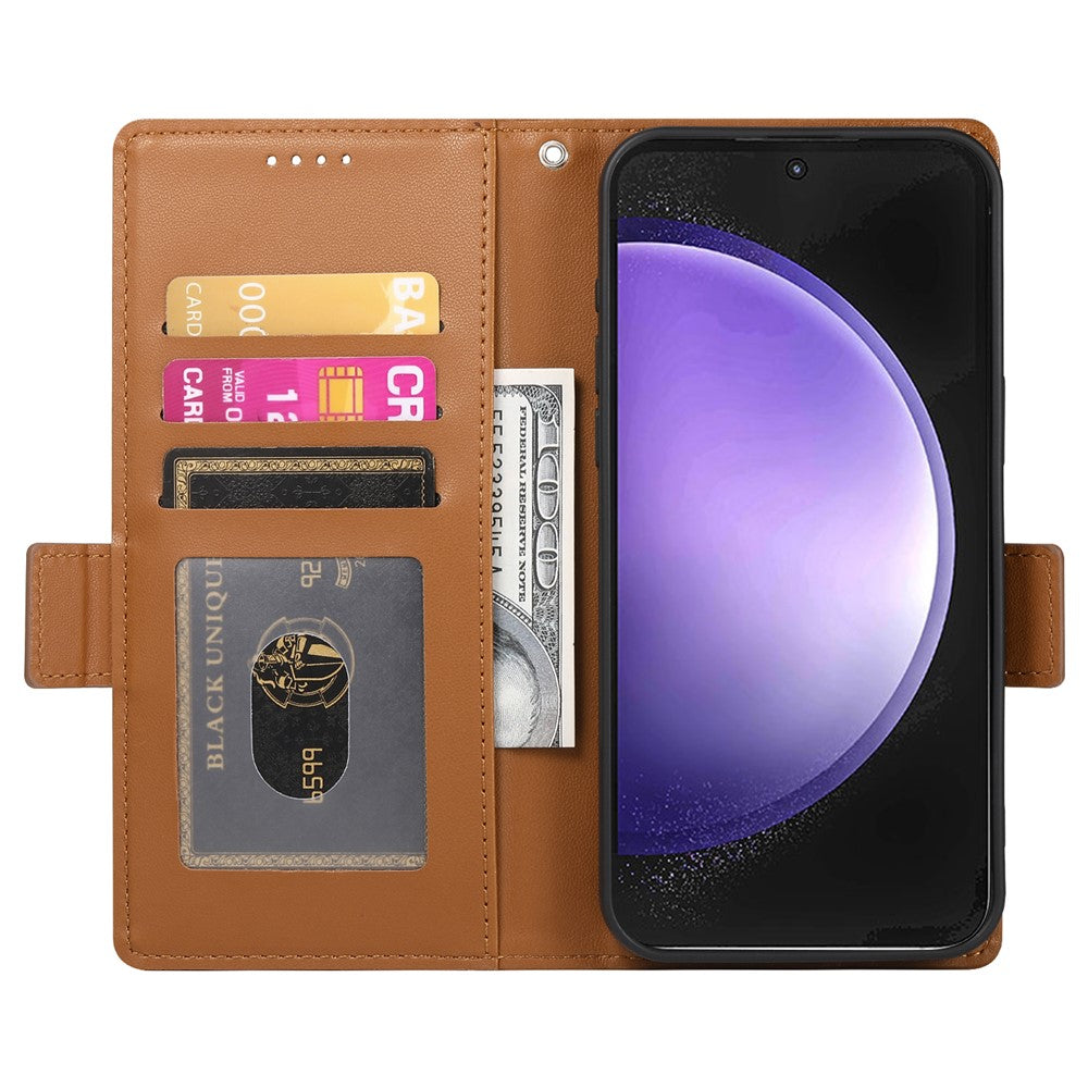 Til Samsung Galaxy S26 FE Stand Cover i PU-læder med pung