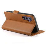 Til Samsung Galaxy S26 FE Stand Cover i PU-læder med pung