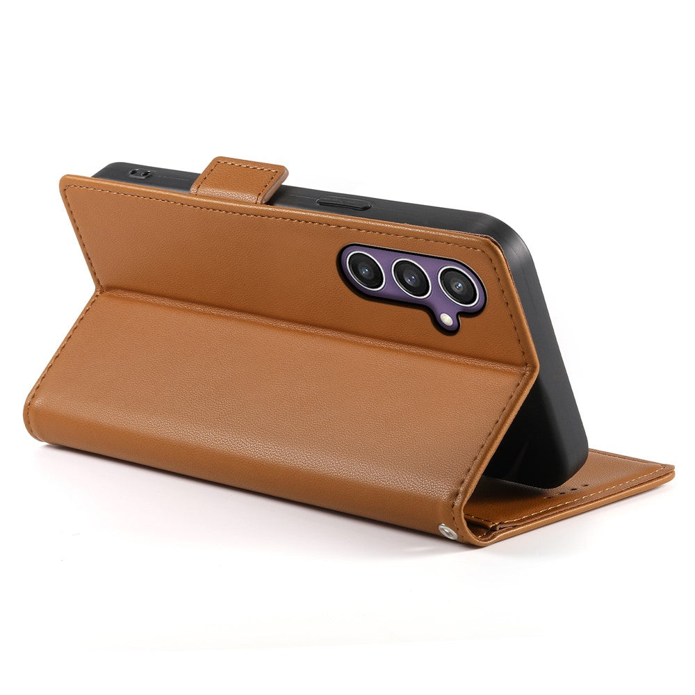 Til Samsung Galaxy S26 FE Stand Cover i PU-læder med pung