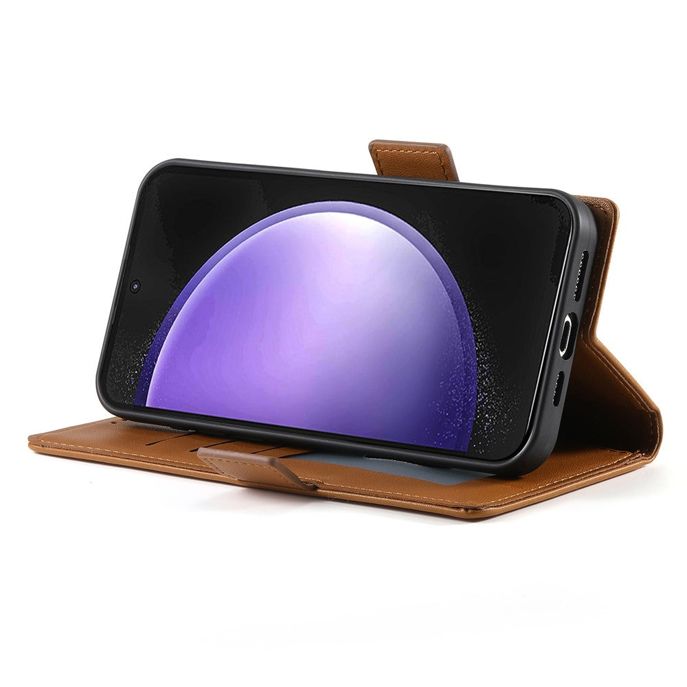 Til Samsung Galaxy S26 FE Stand Cover i PU-læder med pung