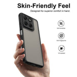 Motorola Moto G37 5G / G37 Power 5G / G47 5G-mobilcover, stødsikkert, med airbags, matteret gennemsigtig PC + TPU-bagside