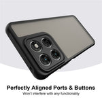 Motorola Moto G37 5G / G37 Power 5G / G47 5G-mobilcover, stødsikkert, med airbags, matteret gennemsigtig PC + TPU-bagside