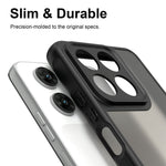 Motorola Moto G37 5G / G37 Power 5G / G47 5G-mobilcover, stødsikkert, med airbags, matteret gennemsigtig PC + TPU-bagside