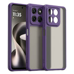Motorola Moto G37 5G / G37 Power 5G / G47 5G-mobilcover, stødsikkert, med airbags, matteret gennemsigtig PC + TPU-bagside