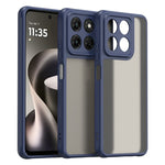Motorola Moto G37 5G / G37 Power 5G / G47 5G-mobilcover, stødsikkert, med airbags, matteret gennemsigtig PC + TPU-bagside