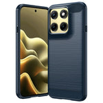 Til Motorola Edge (2026) TPU-etui Beskyttende telefoncover Kulfibertekstur Børstet