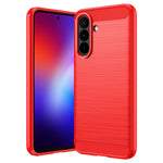 For Samsung Galaxy A27 5G TPU Case Protective Phone Cover Carbon Fiber Texture Brushed