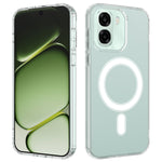 Gennemsigtigt magnetisk mobilcover i TPU + akryl med bagside til Oppo A6x 5G / Oppo A6t 4G / Oppo A6t 5G / Oppo K14x 5G / Oppo A6k 5G / Oppo A6 5G / Oppo A6 4G / Oppo A6t Pro 4G / Oppo K14 5G / Oppo A6s 4G / OPPO A6s 5G / Oppo A6x 4G