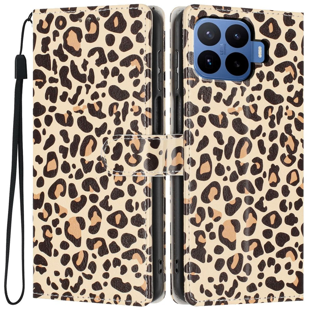 For Xiaomi 17T Pro Wallet Case Pattern Printing PU Leather Stand Flip Phone Cover with Wrist Strap