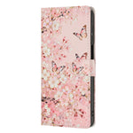 For Xiaomi 17 Max Wallet Case Pattern Printing PU Leather Stand Flip Phone Cover with Wrist Strap