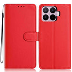 For Xiaomi 17T Wallet Case with Strap / Multiple Card Slots Solid Color Leather Stand Phone Cover