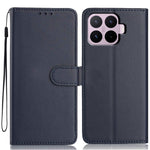 For Xiaomi 17T Wallet Case with Strap / Multiple Card Slots Solid Color Leather Stand Phone Cover