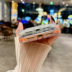For iPhone 15 Magnetic Case Clear PC TPU TPE Shockproof Cover Compatible with MagSafe