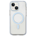 For iPhone 15 Magnetic Case Clear PC TPU TPE Shockproof Cover Compatible with MagSafe