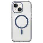 For iPhone 15 Magnetic Case Clear PC TPU TPE Shockproof Cover Compatible with MagSafe