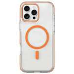 Til iPhone 16 Pro Magnetisk Cover Klar PC TPU TPE Stødsikkert Cover Kompatibelt med MagSafe
