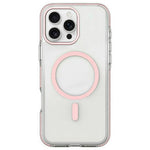 Til iPhone 16 Pro Magnetisk Cover Klar PC TPU TPE Stødsikkert Cover Kompatibelt med MagSafe