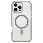 Til iPhone 16 Pro Magnetisk Cover Klar PC TPU TPE Stødsikkert Cover Kompatibelt med MagSafe