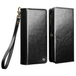 QIALINO til Samsung Galaxy S26 Ultra Etui i Spaltlæder, Aftageligt 2-i-1 Pung Telefoncover med Lang Rem og Håndledsrem