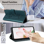 For Motorola Edge 70 Pro 5G Case Wallet Stand Lotus Imprint Leather Phone Cover with Wrist Strap