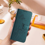 For Motorola Edge 70 Pro 5G Case Wallet Stand Lotus Imprint Leather Phone Cover with Wrist Strap