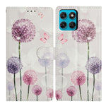 For Motorola Moto G87 5G Case Pattern Printing Wallet Stand Flip Leather Phone Cover with Strap