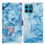 For Motorola Moto G87 5G Case Pattern Printing Wallet Stand Flip Leather Phone Cover with Strap