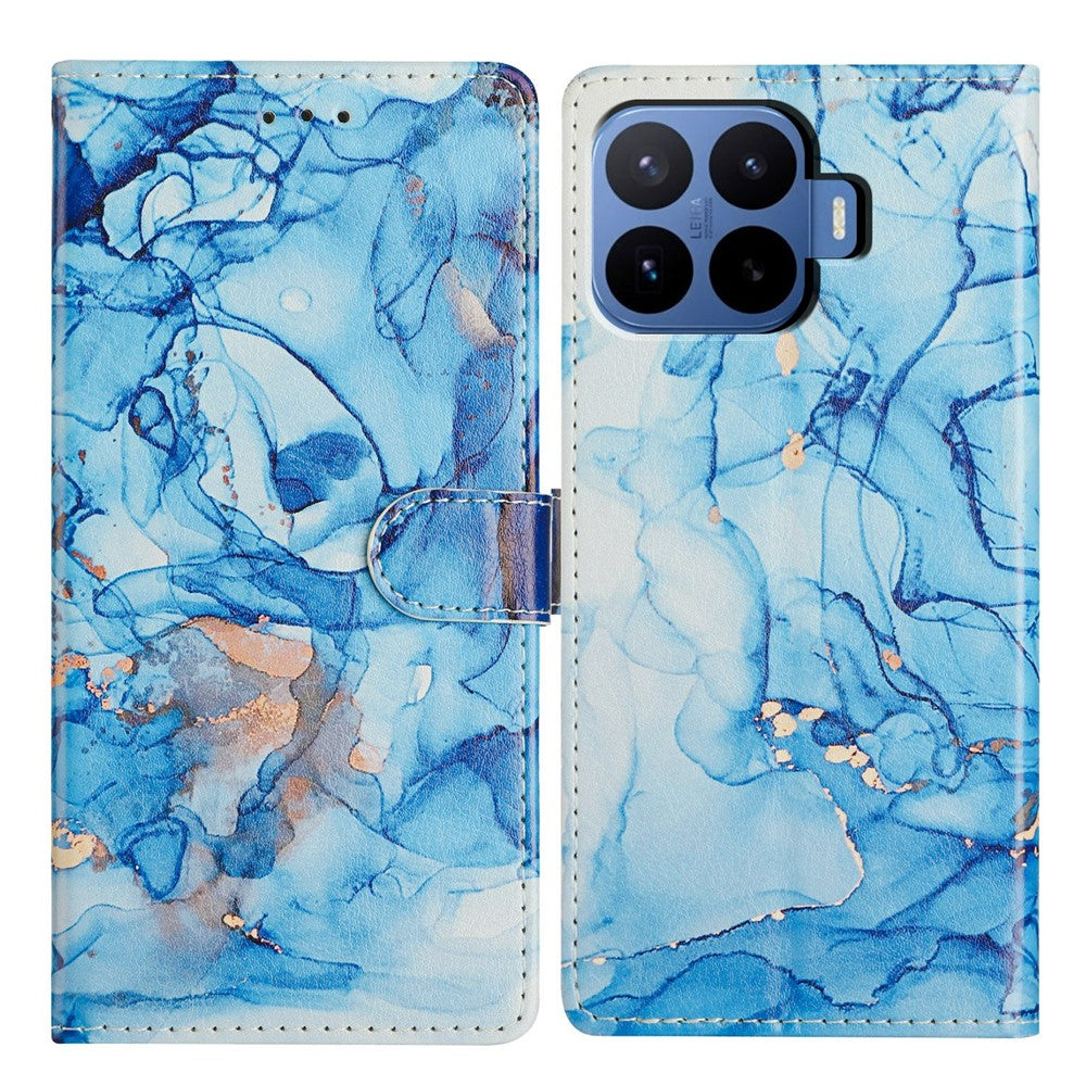 For Xiaomi 17T Pro Case Pattern Printing Wallet Stand Flip Leather Phone Cover with Strap