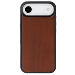 For iPhone Air Magnetic Case Wood + PC + TPU Shockproof Protective Phone Cover
