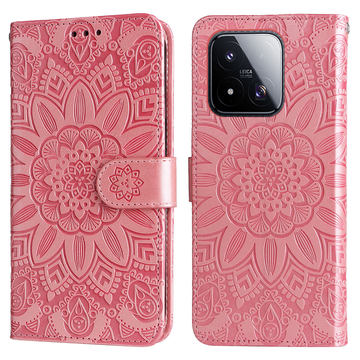 For Xiaomi 17 Max Case Sunflower Imprint Leather Wallet Phone Cover