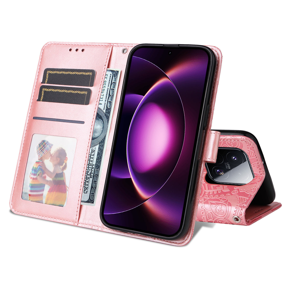 For Xiaomi 17 Max Case Sunflower Imprint Leather Wallet Phone Cover
