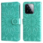 For Xiaomi 17 Max Case Sunflower Imprint Leather Wallet Phone Cover