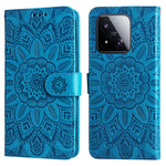 For Xiaomi 17 Max Case Sunflower Imprint Leather Wallet Phone Cover
