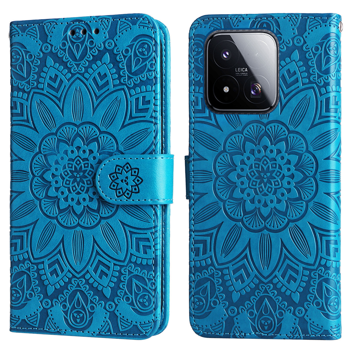 For Xiaomi 17 Max Case Sunflower Imprint Leather Wallet Phone Cover
