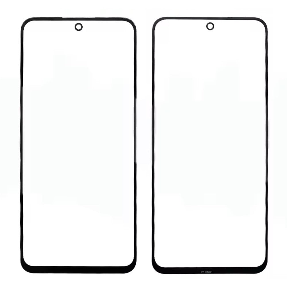 For Honor X6c 4G Front Screen Glass Lens + OCA Adhesive Part (without Logo)