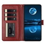 For Xiaomi 17 Max Wallet Case Litchi Texture Leather Flip Cover with Card Slots and Hand Strap